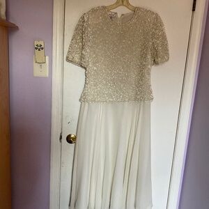 White Laurence Kazar dress